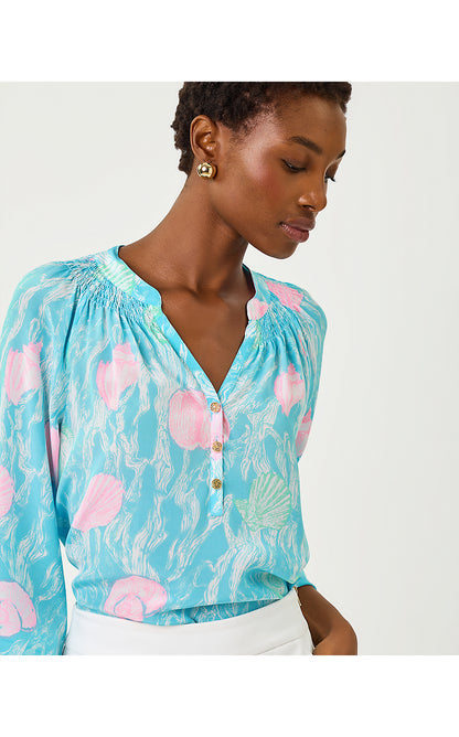 ELSA TOP, CAPRI BLUE SHELDEN