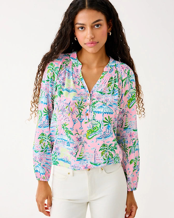 ELSA TOP, Conch Shell Pink Sunny Dee