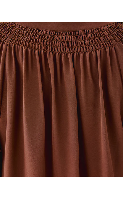ELSA TOP, FRENCH ROAST