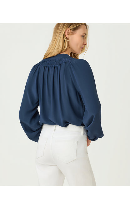 ELSA TOP, LOW TIDE NAVY