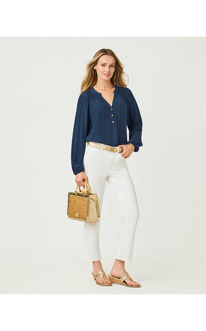 ELSA TOP, LOW TIDE NAVY