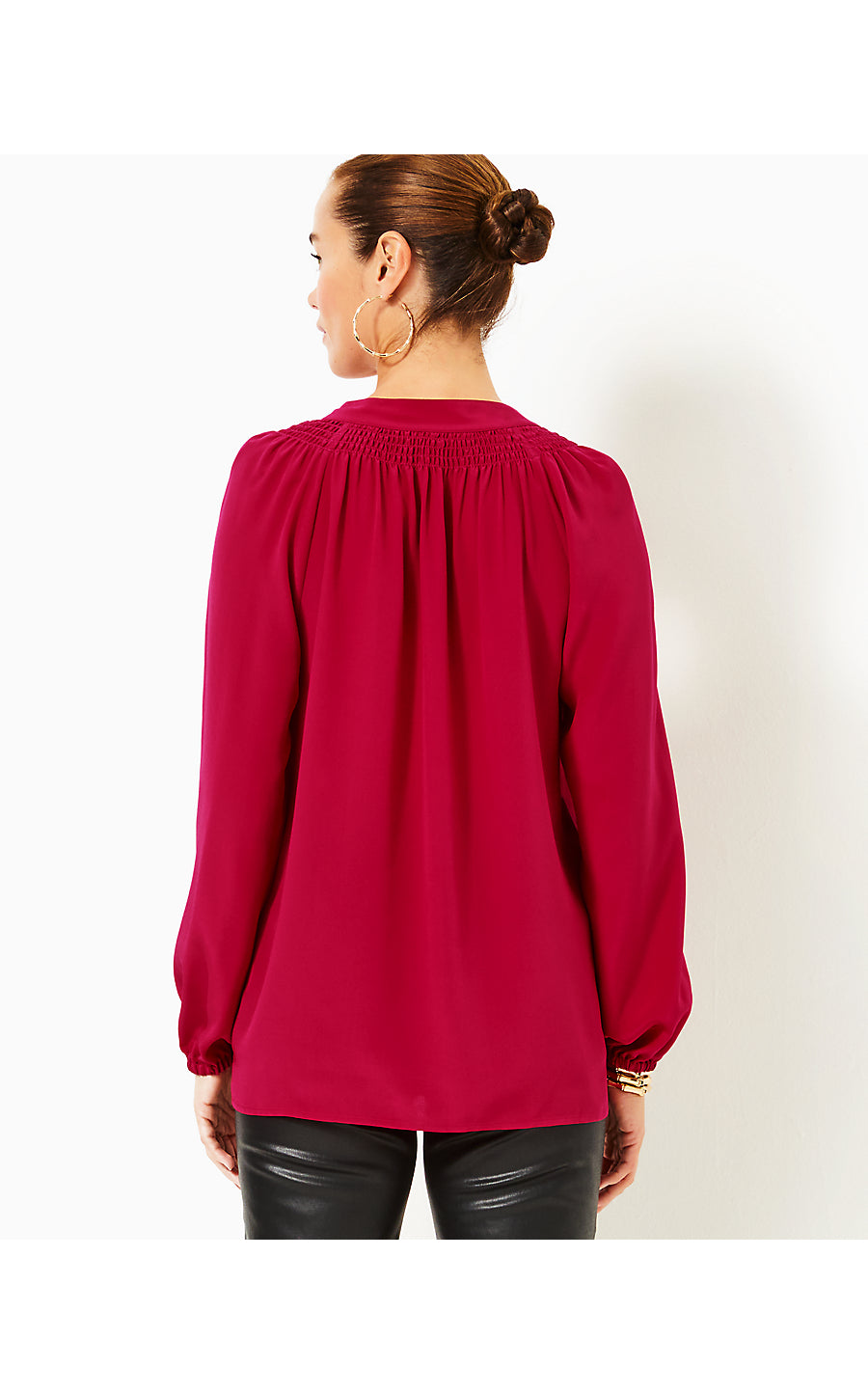 ELSA TOP, MALBEC RED