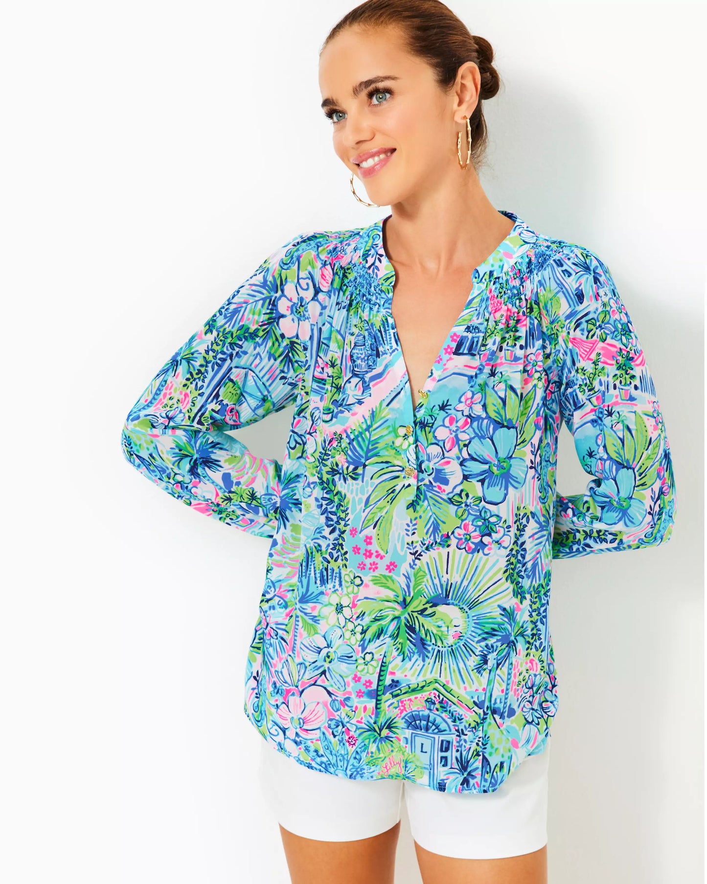 ELSA TOP, MULTI LILLYS HOUSE ANNIVERSARY ELSA