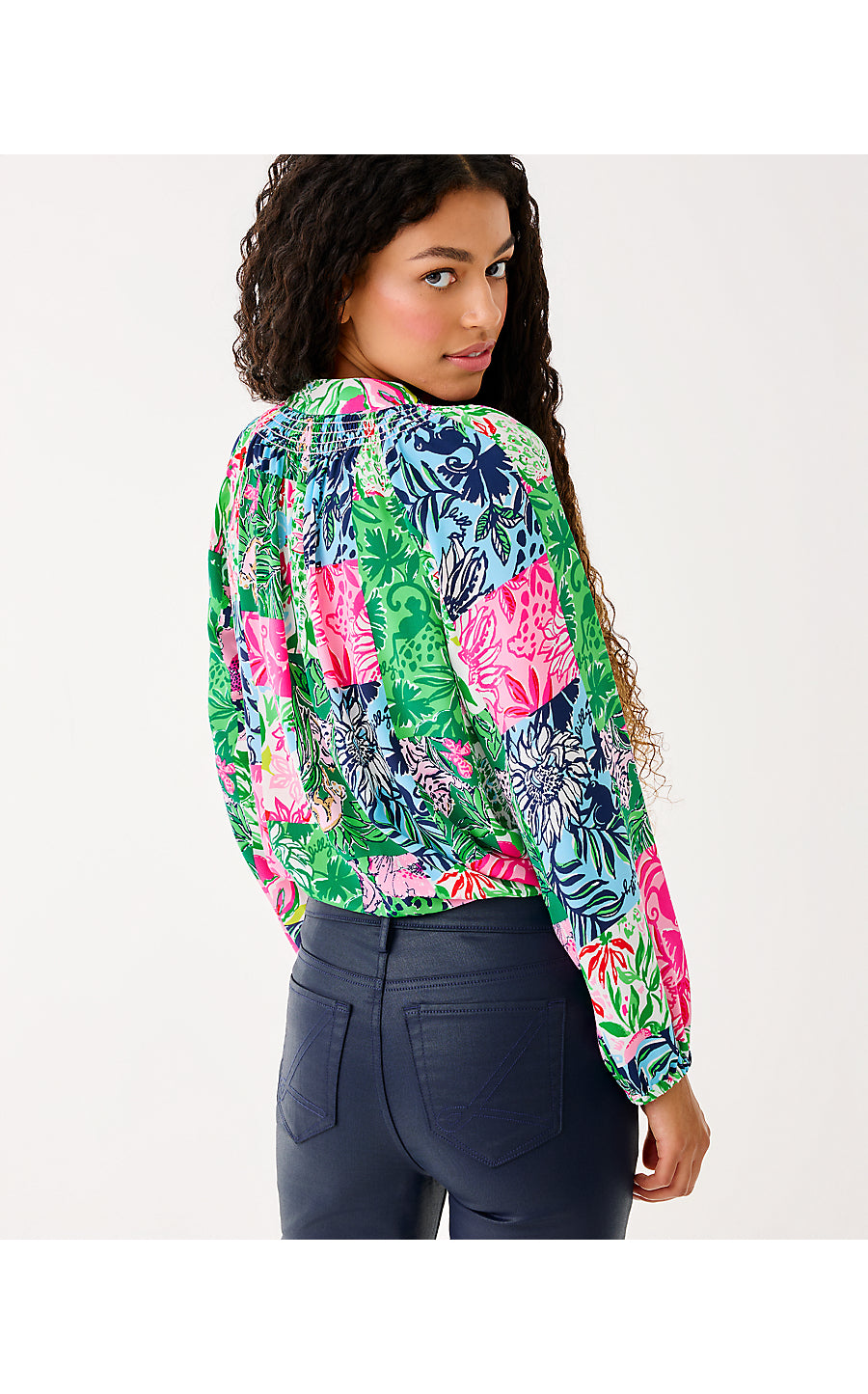 ELSA TOP, MULTI PARTY PUNCH PATCH