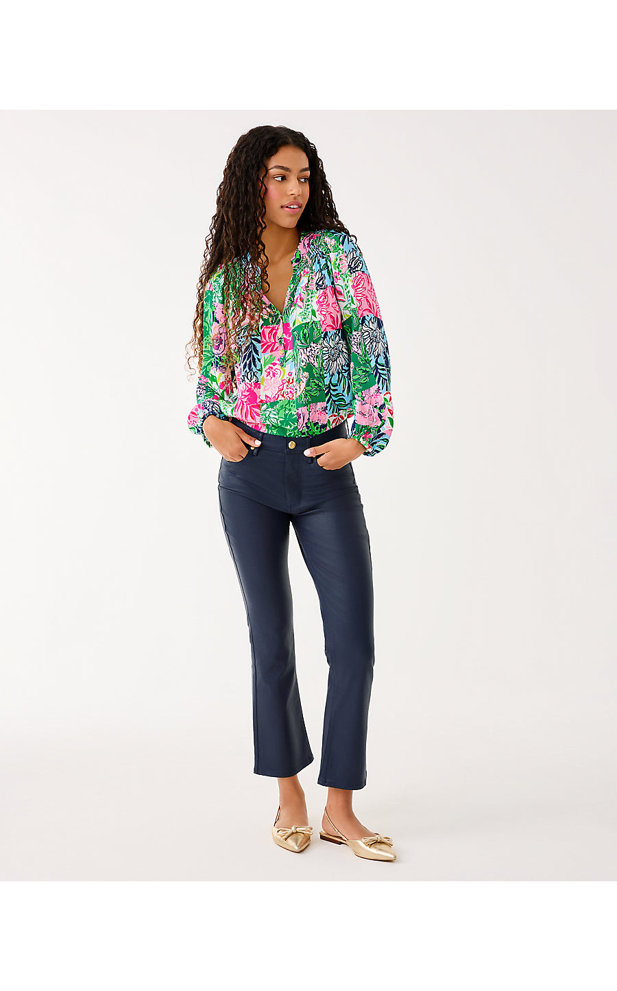 ELSA TOP, MULTI PARTY PUNCH PATCH