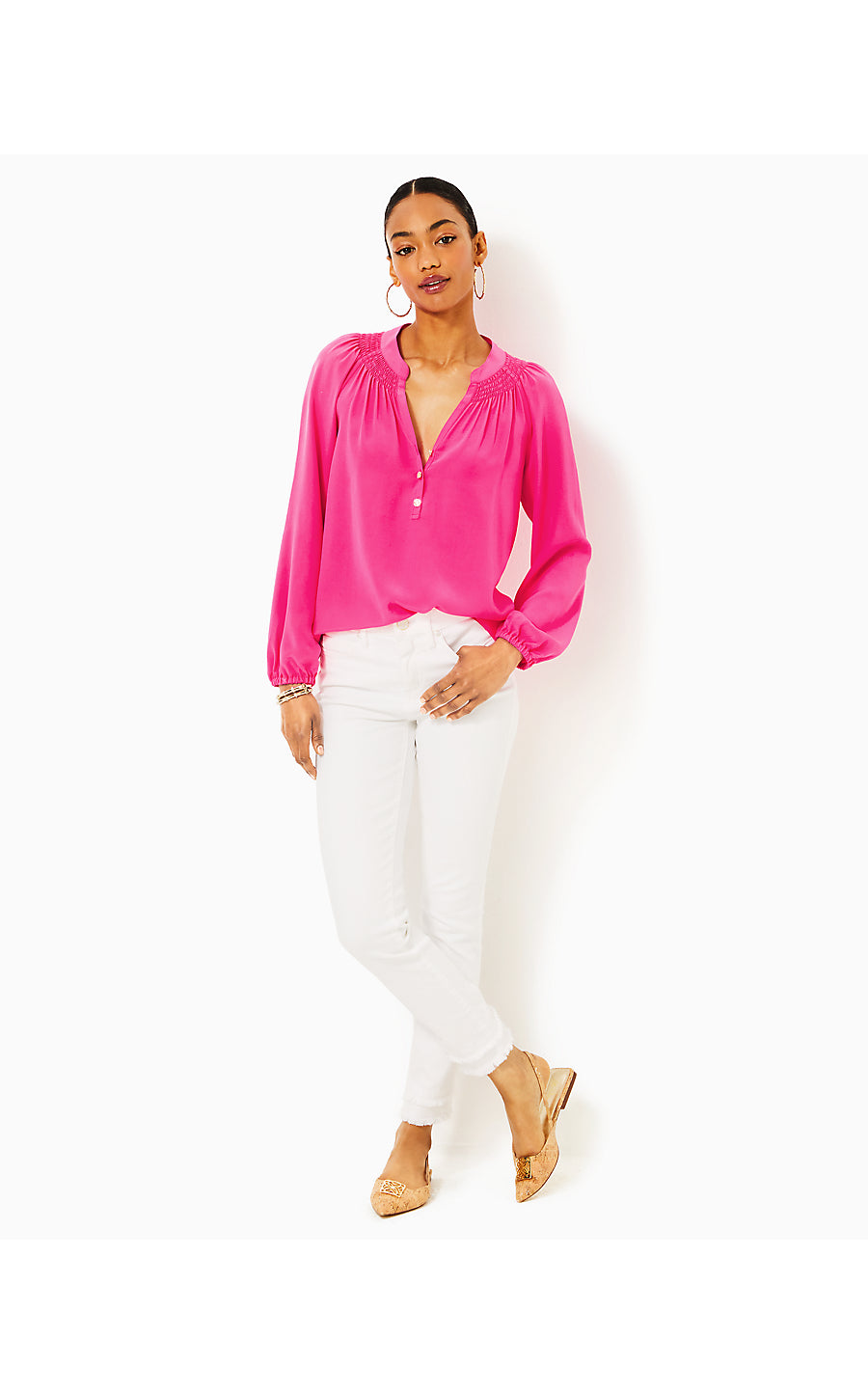 ELSA TOP, PASSION FRUIT PINK