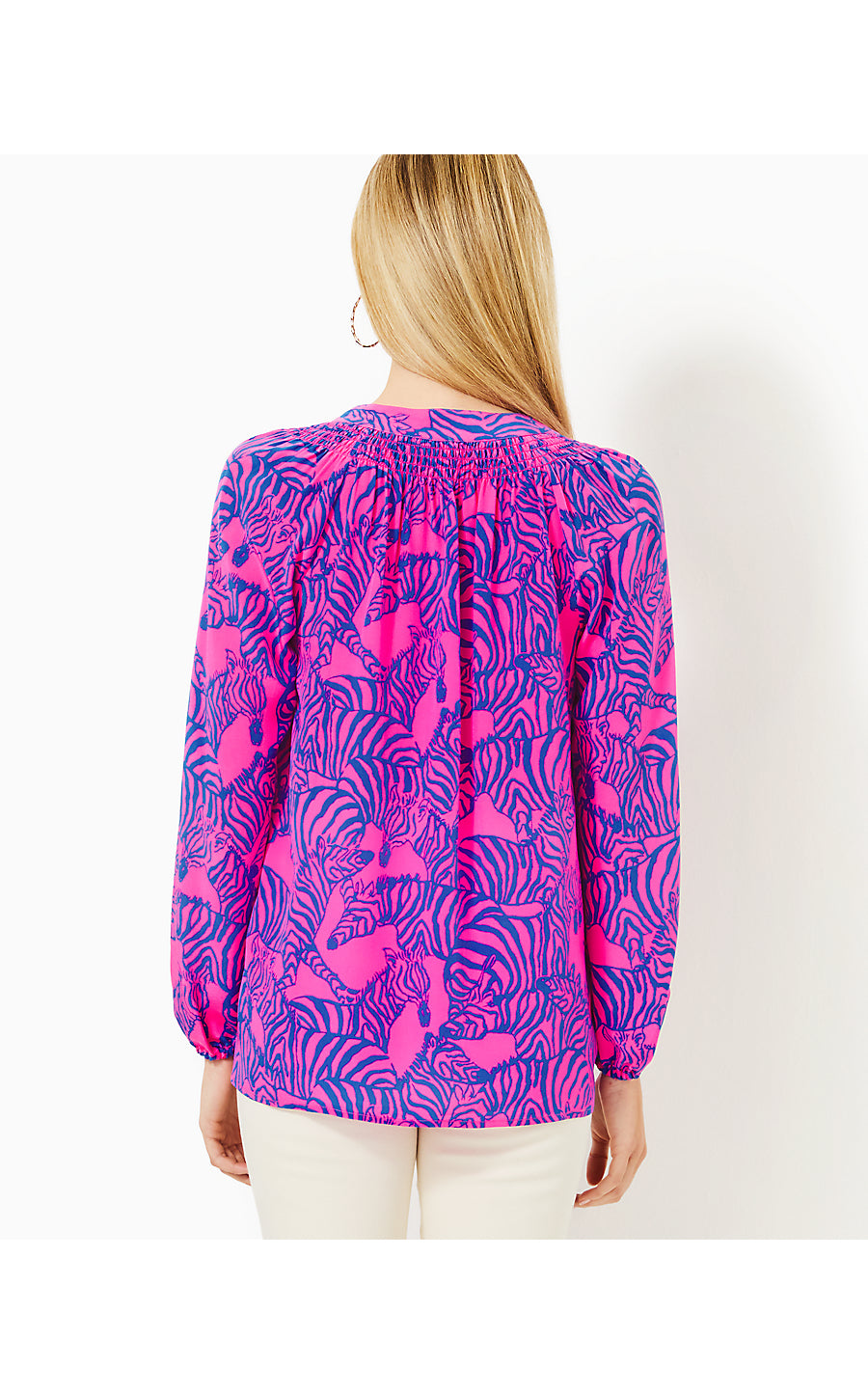 ELSA TOP, PASSION FRUIT PINK WILD NIGHTS