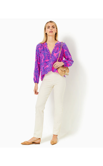 ELSA TOP, PASSION FRUIT PINK WILD NIGHTS