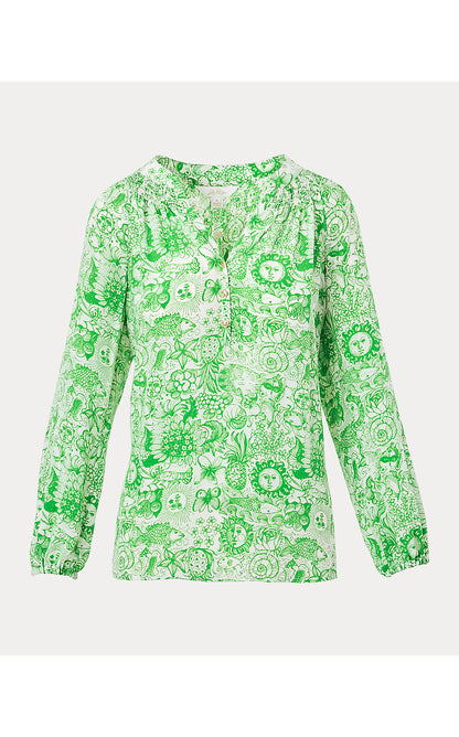 ELSA TOP, PUTTING GREEN LIL FLEUR DE LILLY