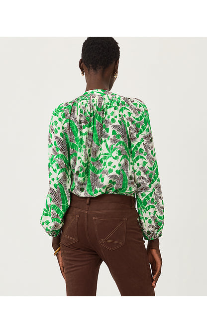 ELSA TOP, VANILLA SPICE HIDE AND LEAF