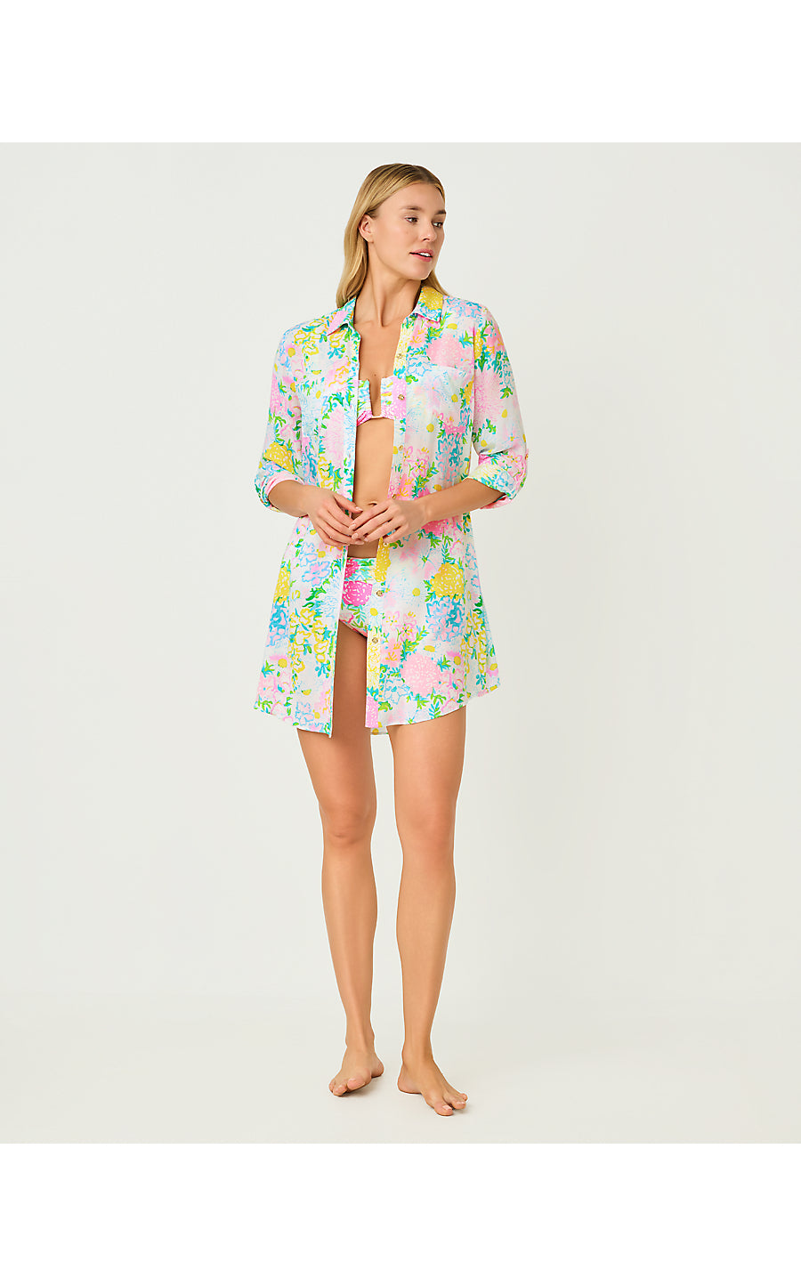NATALIE COVERUP, MULTI LILLY GARDEN