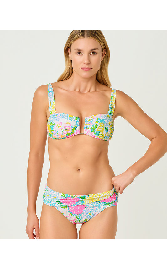 LAGOON SARONG HIPSTER BOTTOM, MULTI LILLY GARDEN