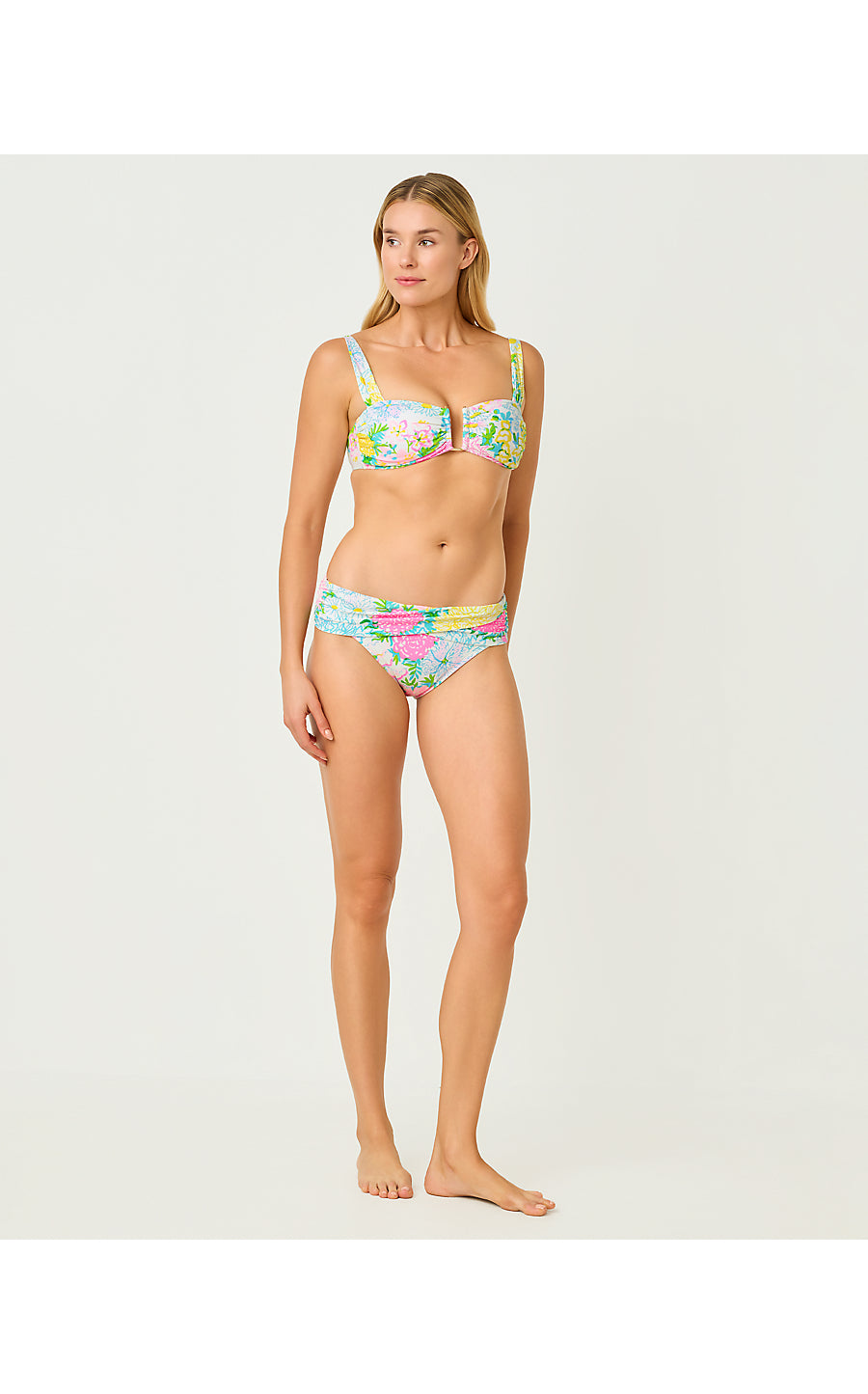 LAGOON SARONG HIPSTER BOTTOM, MULTI LILLY GARDEN