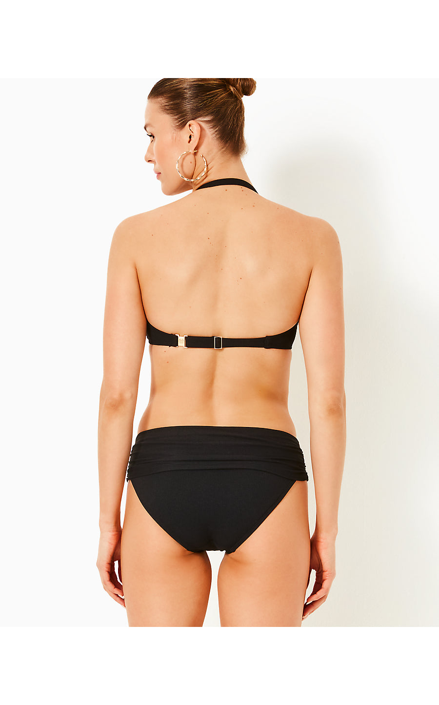 LAGOON SARONG HIPSTER BOTTOM, NOIR