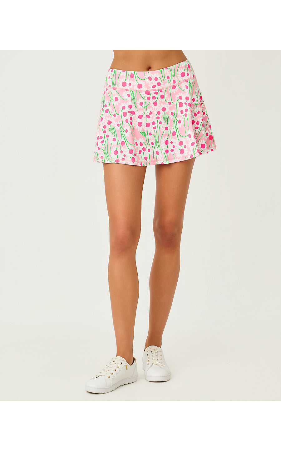 AILA SKORT UPF 50+, CONCH SHELL PINK LIL SUNNY DAISIES