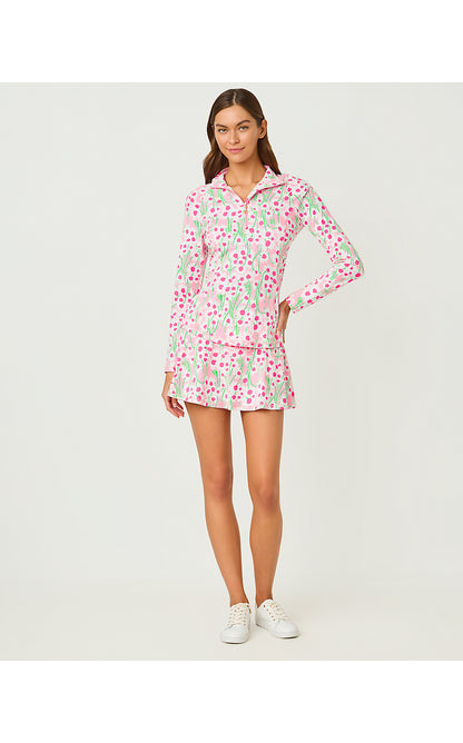 AILA SKORT UPF 50+, CONCH SHELL PINK LIL SUNNY DAISIES