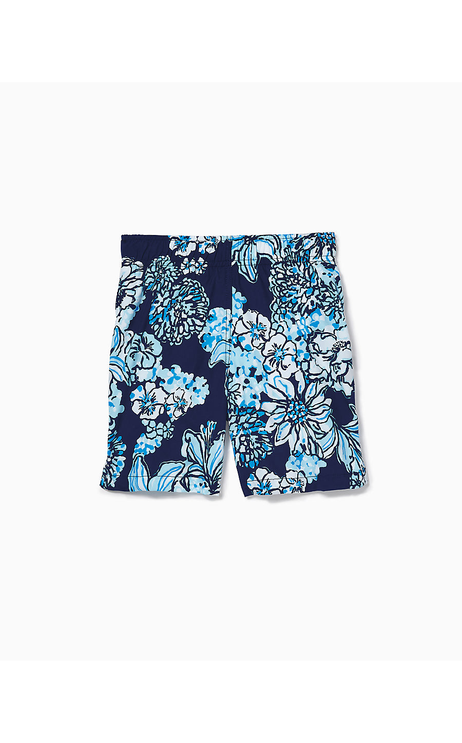 BOYS JUNIOR CAPRI TRUNK, LOW TIDE NAVY BOUQUET ALL DAY