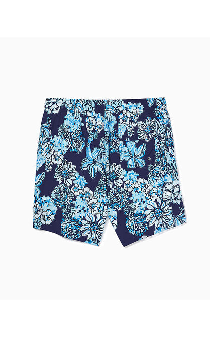 BOYS JUNIOR CAPRI TRUNK, LOW TIDE NAVY BOUQUET ALL DAY