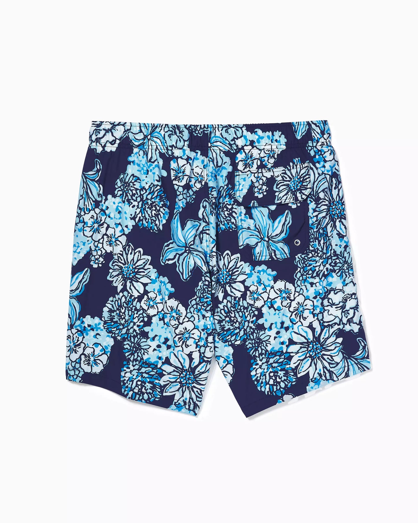 MENS CAPRI TRUNK, LOW TIDE NAVY BOUQUET ALL DAY