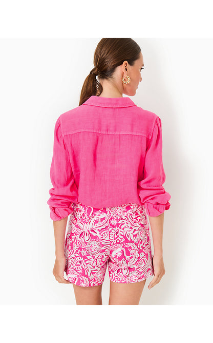 CALLAHAN STRETCH SHORT, PASSION FRUIT PINK ABSOLUTELY FLAMAZING