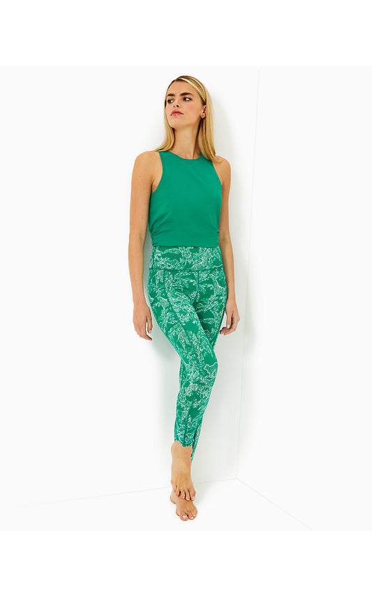 WEEKENDER HIGH RISE LEGGING, FIDDLE LEAF GREEN SAFARI PARTY