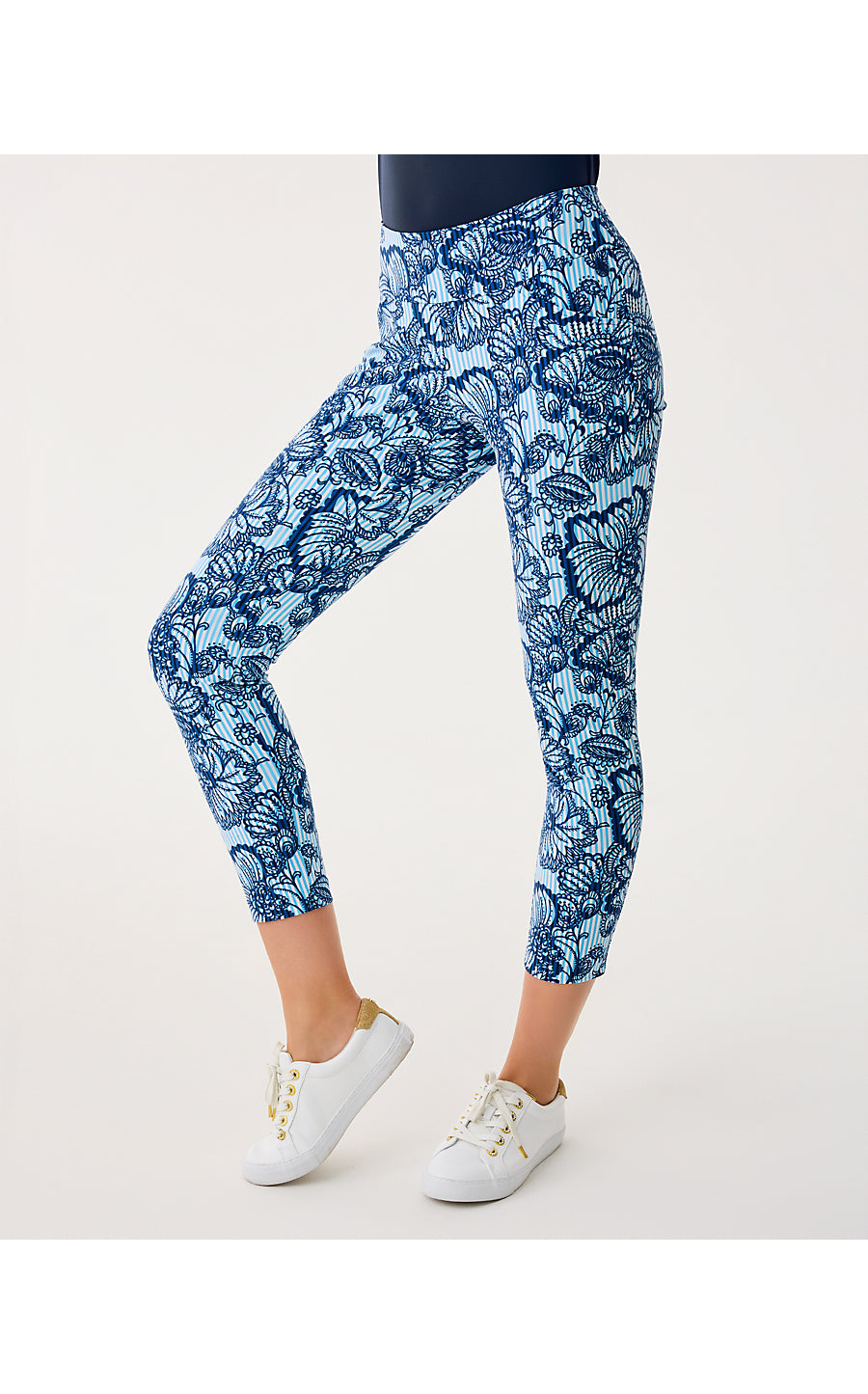 CORSO PANT UPF 50+, STARLIGHT NAVY PROUD AS A PEACOCK STRIPE GOLF