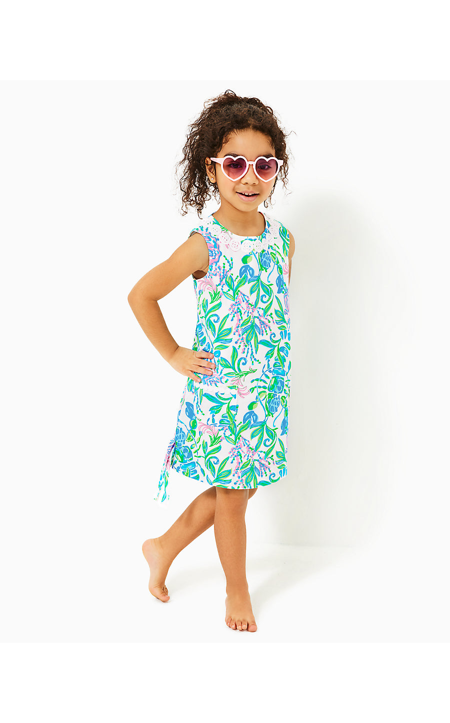 LITTLE LILLY CLASSIC SHIFT, RESORT WHITE JUST A PINCH