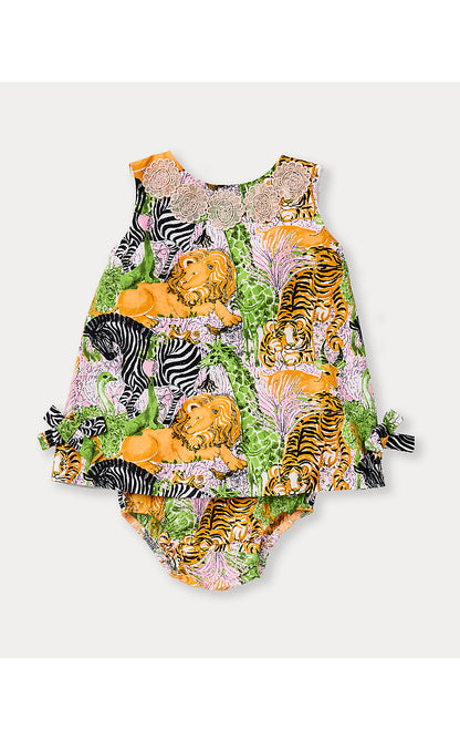 BABY LILLY SHIFT, MULTI LIL LILLYS ZOO