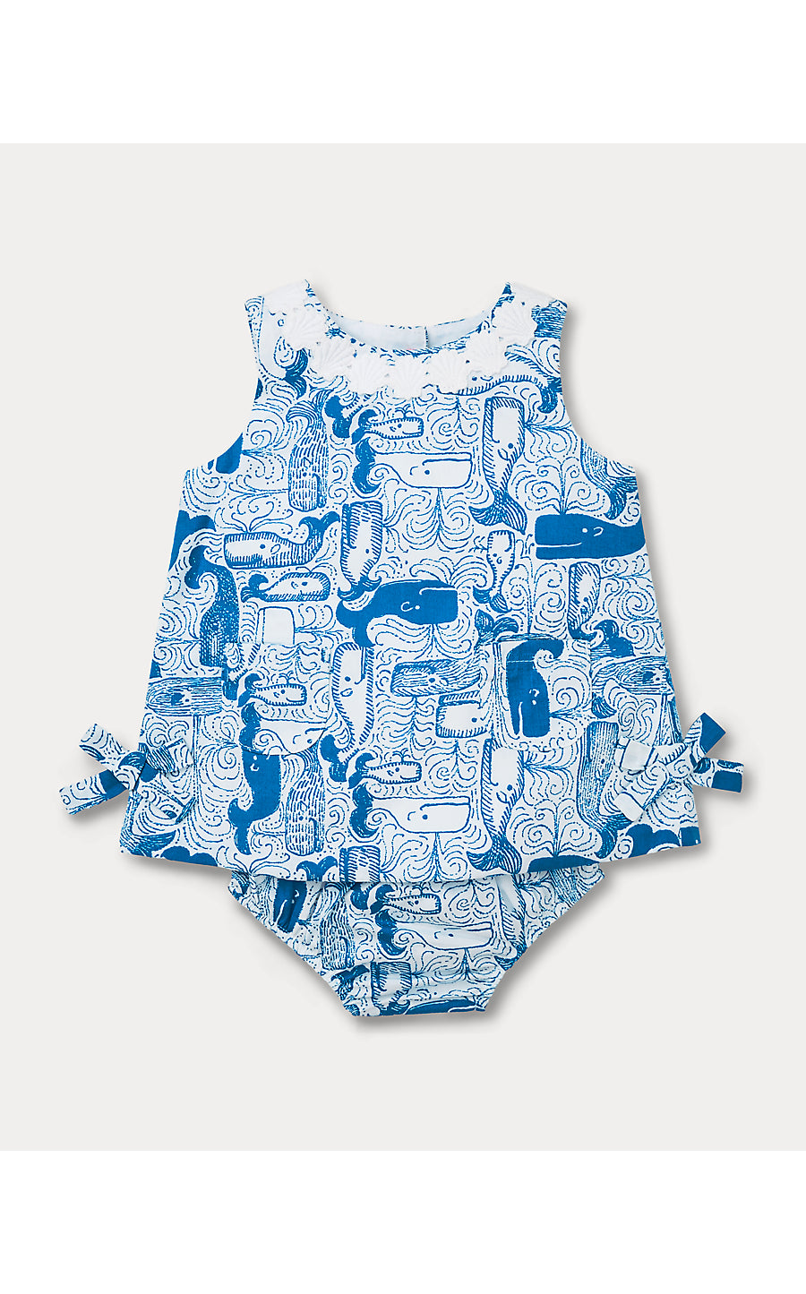 BABY LILLY SHIFT, NASSAU BLUE THAR SHE BLOWS