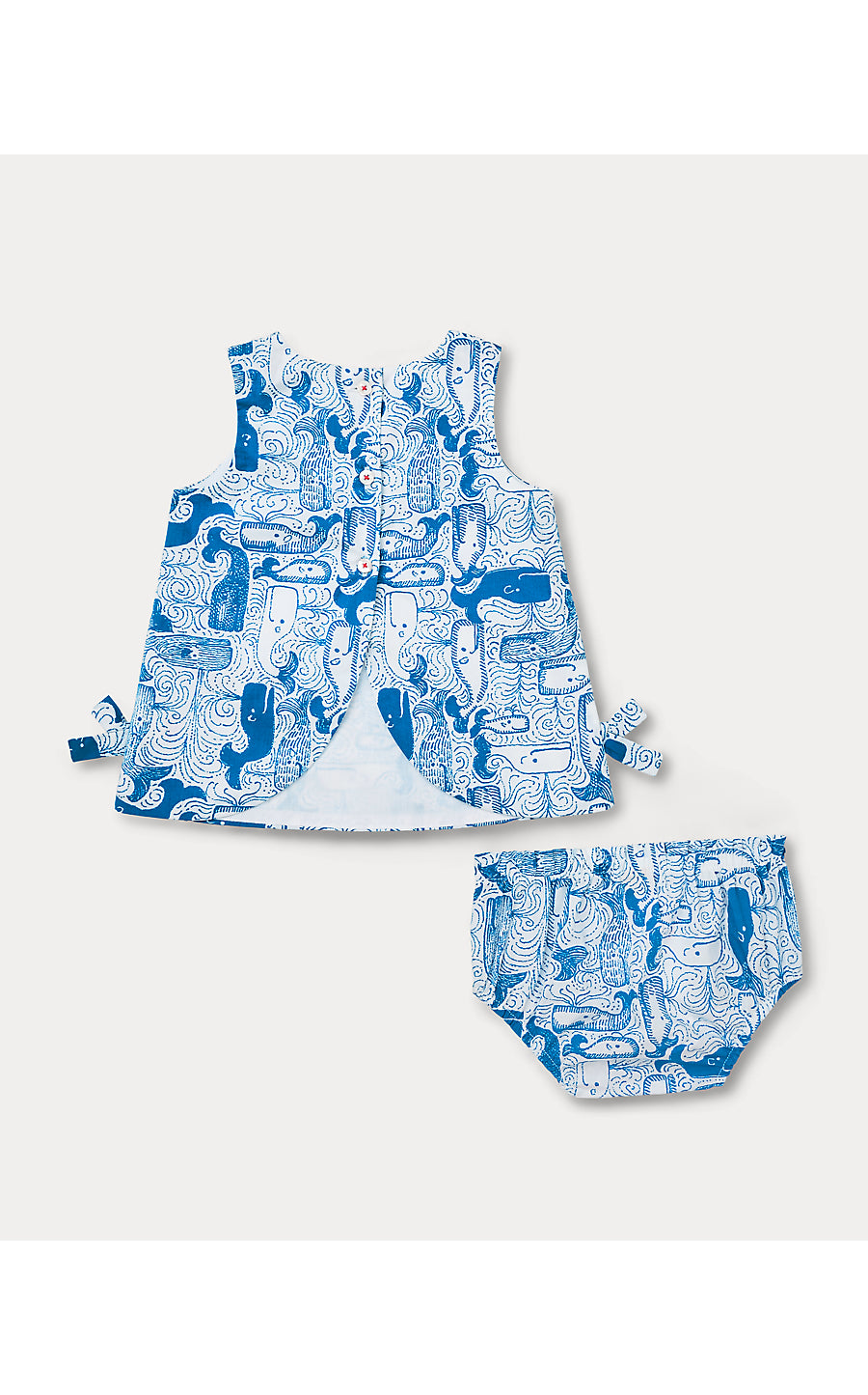 BABY LILLY SHIFT, NASSAU BLUE THAR SHE BLOWS