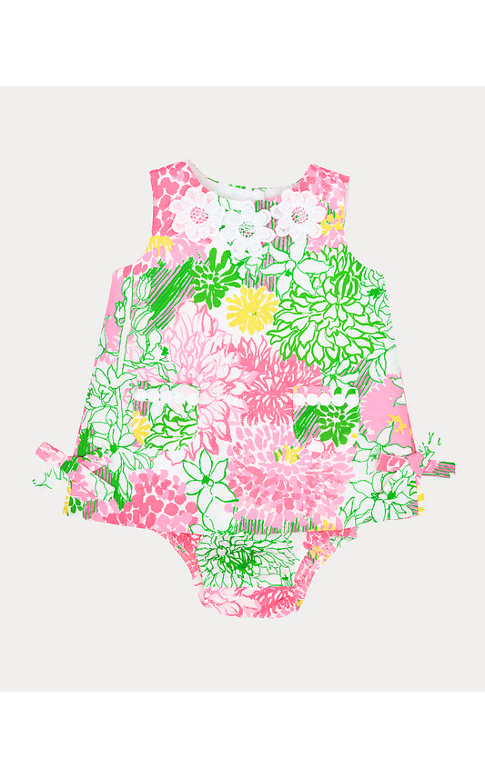 BABY LILLY SHIFT, RESORT WHITE MUM PATCH