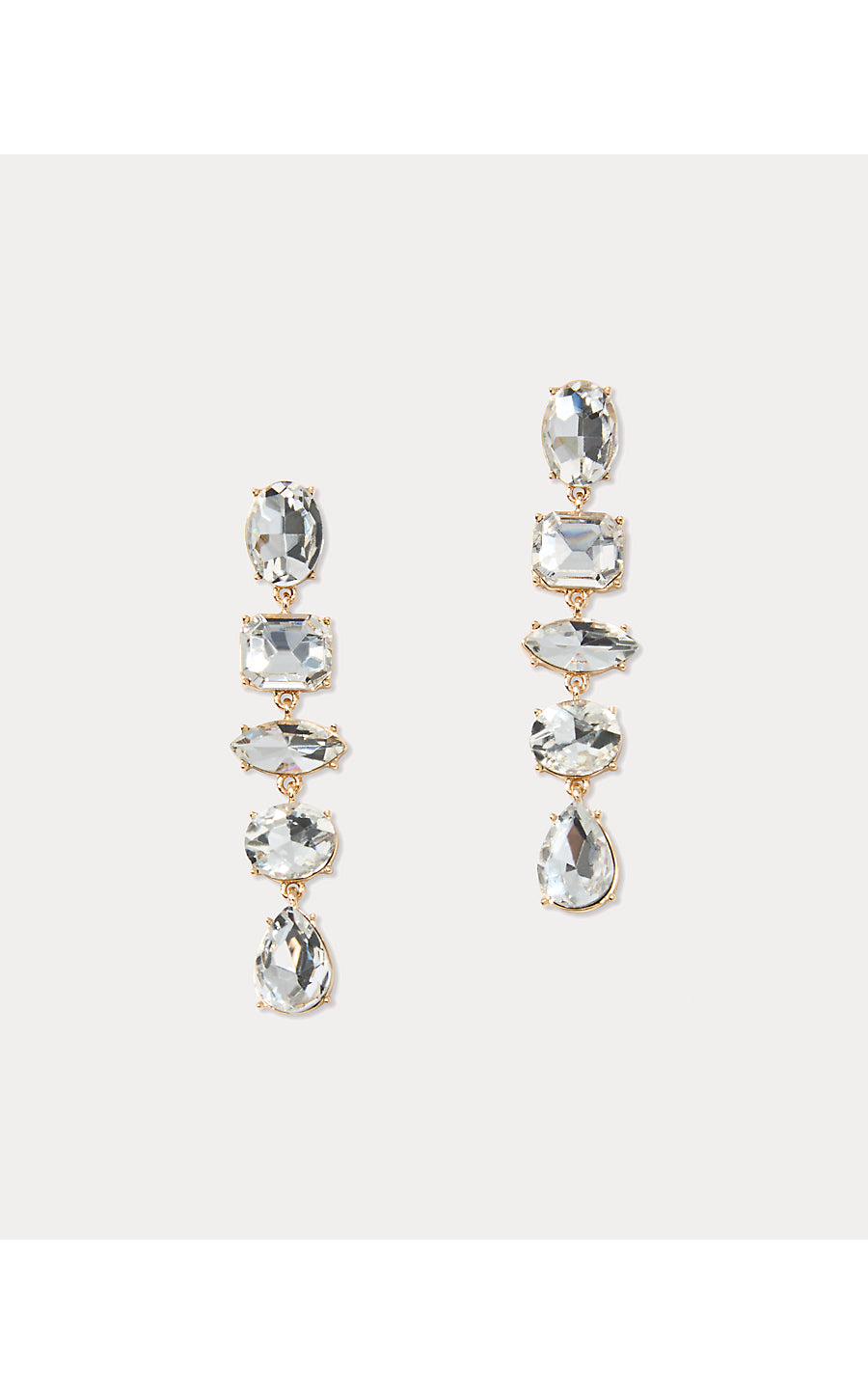 PARADISE EARRINGS, CLEAR