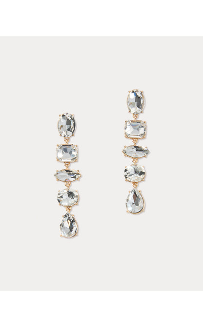PARADISE EARRINGS, CLEAR
