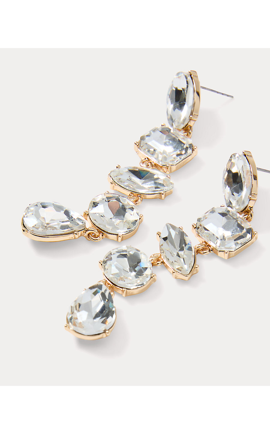 PARADISE EARRINGS, CLEAR