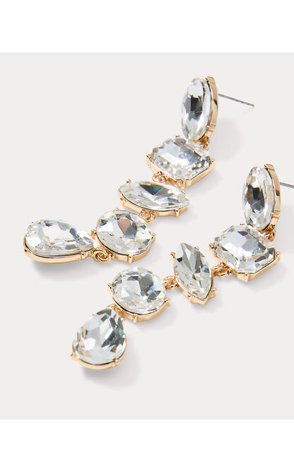 PARADISE EARRINGS, CLEAR