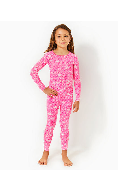 SAMMY PAJAMA SET, PASSION FRUIT PINK FLUTTERING HEARTS