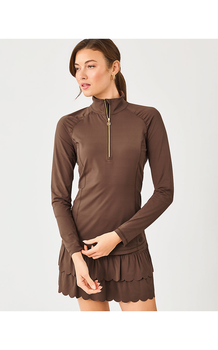 JUSTINE HALF ZIP UPF 50+, COCO BEACH