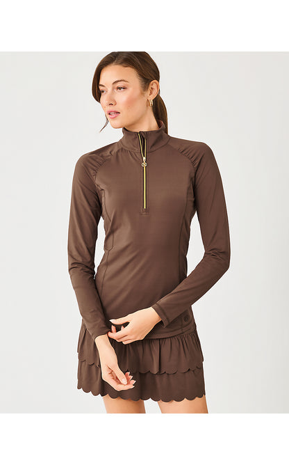 JUSTINE HALF ZIP UPF 50+, COCO BEACH
