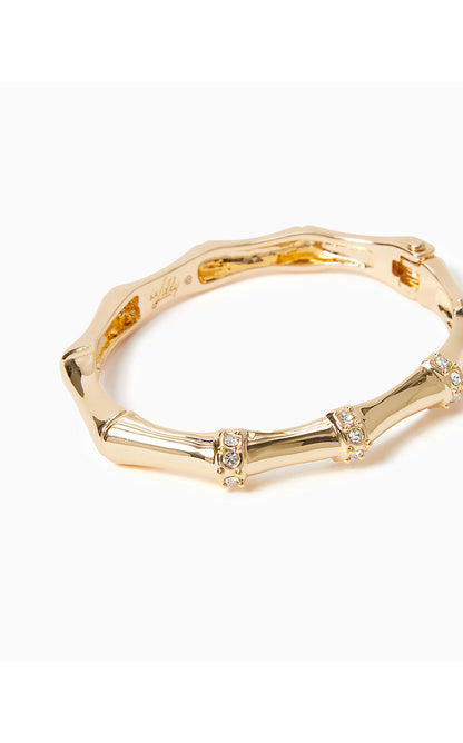 BAMBU BRACELET, GOLD METALLIC