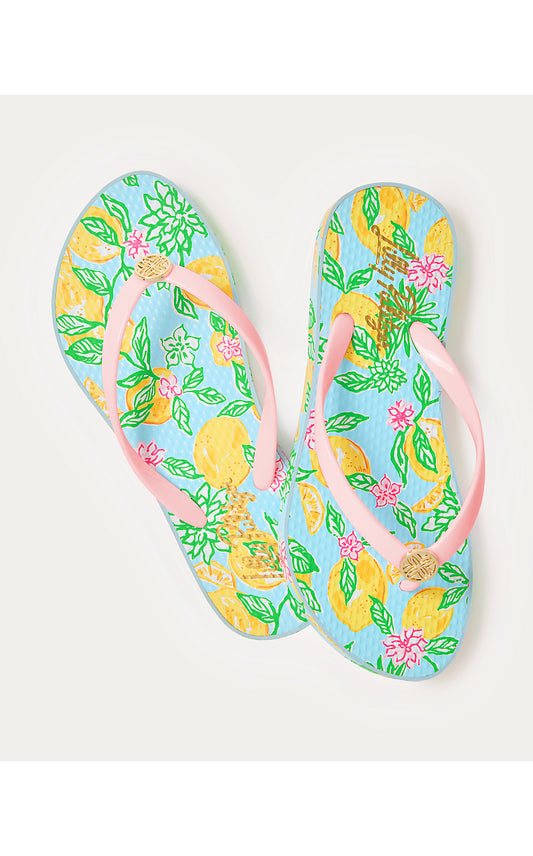 POOL FLIP FLOP, BLUETTE MAKE LEMONADE SHOE