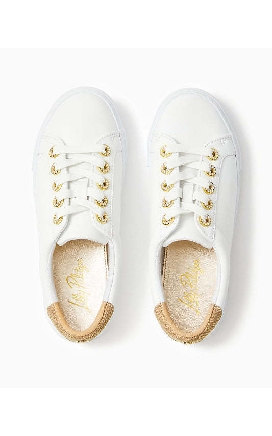 LUX HALLIE SNEAKER, RESORT WHITE