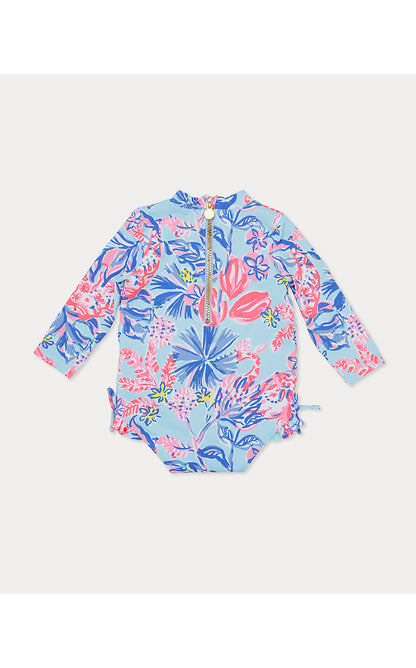 IDELLA INFANT SWIMSUIT UPF 50+, MULTI ELEPHANT SPLASH