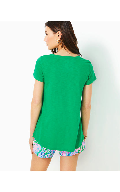 ETTA SCOOP-NECK, BRAZILIAN GREEN
