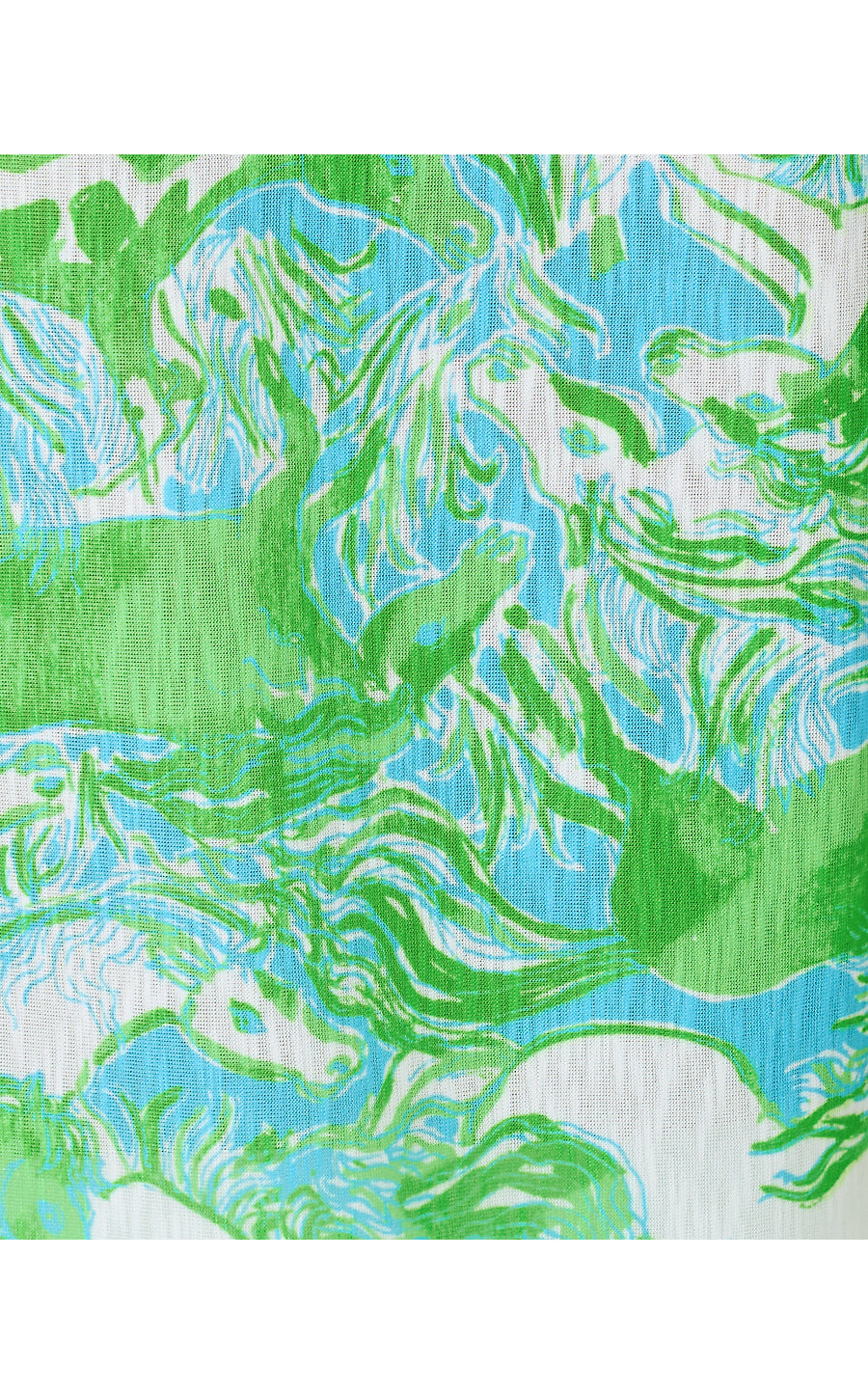 ETTA SCOOP-NECK, CAPRI BLUE GALLOPING GALS