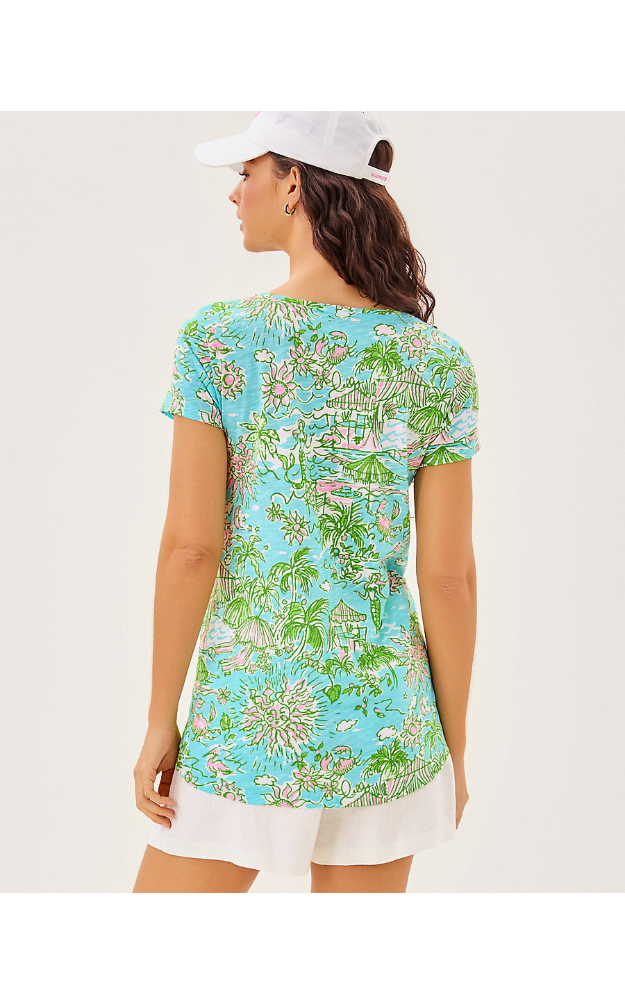 ETTA SCOOP-NECK, FRESH WATER BLUE SUNBATHERS BLISS