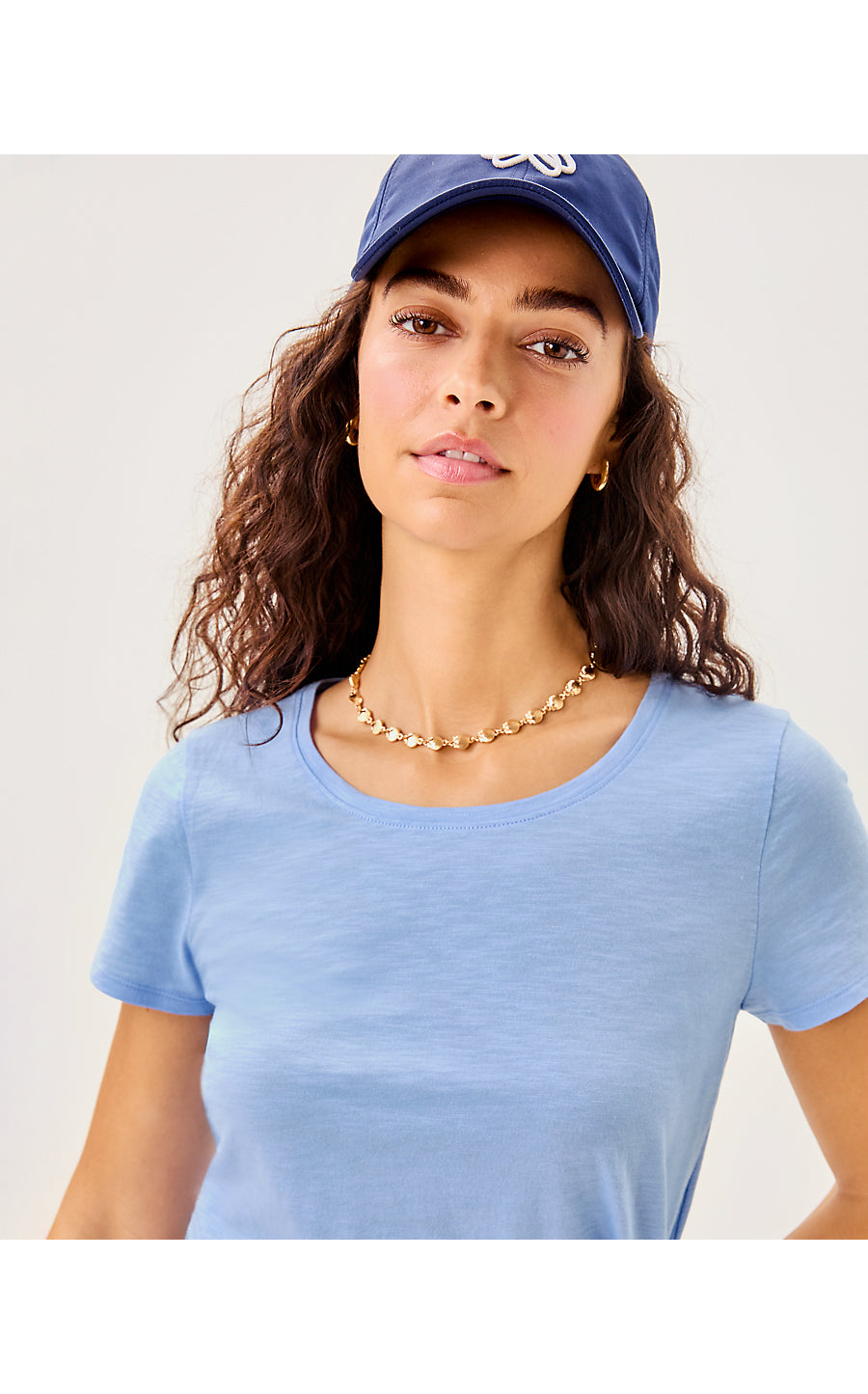 ETTA SCOOP-NECK, JACARANDA BLUE