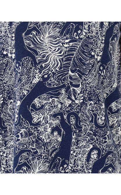 ETTA SCOOP-NECK, LOW TIDE NAVY LIL PALM PROWL