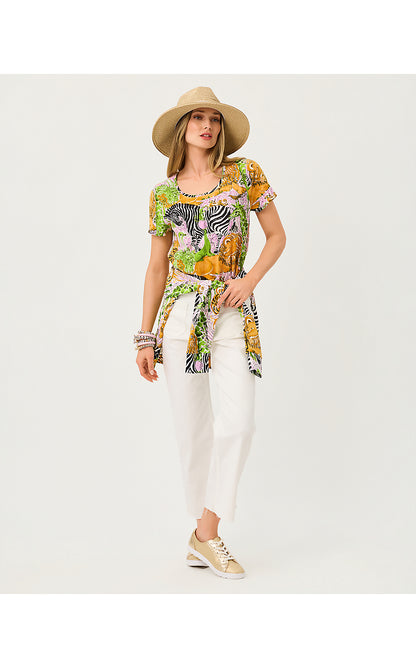 ETTA SCOOP-NECK, MULTI LILLYS ZOO