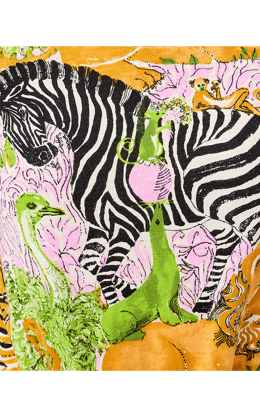 ETTA SCOOP-NECK, MULTI LILLYS ZOO