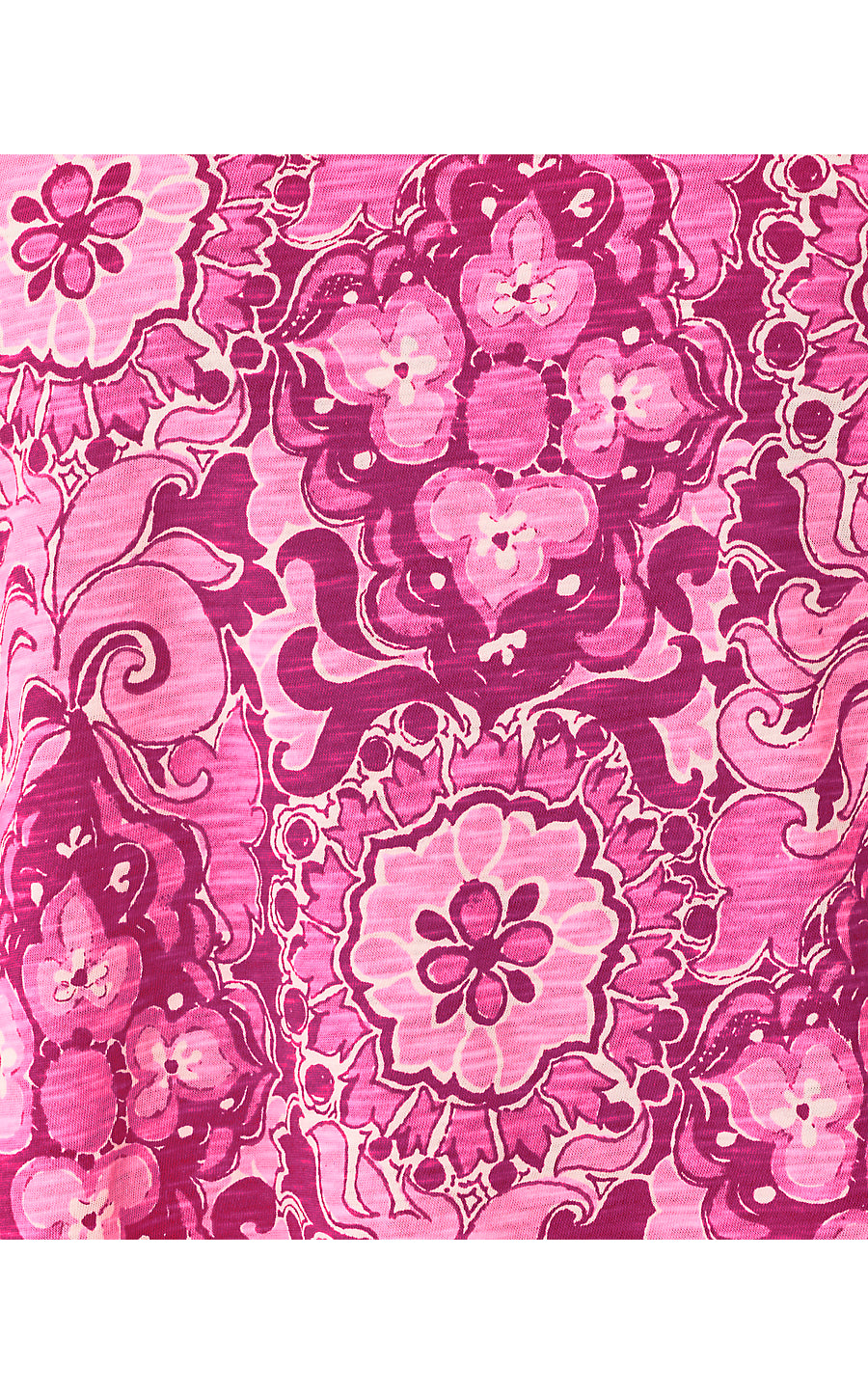 ETTA SCOOP-NECK, PINK ASTER THE CASBAH ALLOVER